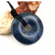  Donut Anhaenger aus Dumortierit 40mm