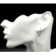 Ohrringe aus 925 Silber mit schimmernden Glaskristallen 