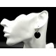 Ohrringe aus 925 Silber mit schimmernden Glaskristallen 